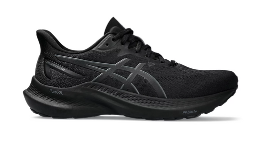 ASICS WOMENS GT-2000 12 (D WIDE) BLACK / BLACK [SZ:6]