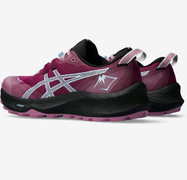 ASICS WOMENS GEL-TRABUCO 12 BLACKBERRY / LIGHT BLUE [SZ:7]