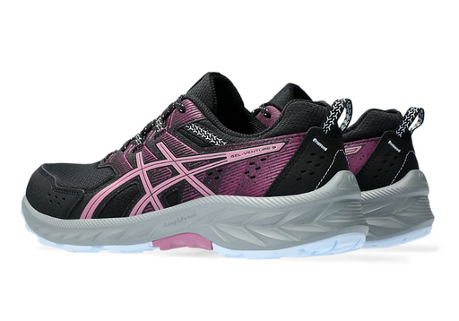 ASICS WOMENS GEL-VENTURE 9 BLACK / SOFT BERRY [SZ:7]