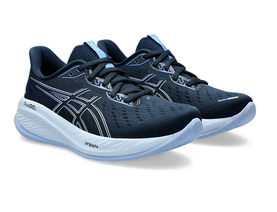 ASICS WOMENS GEL-CUMULUS 26 (D WIDE) FRENCH BLUE / LIGHT SAPPHIRE [SZ:6]