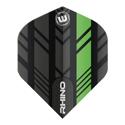 WINMAU RHINO EXTRA THICK STD FLIGHTS - 193 BLACK & GREEN