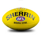 SHERRIN AFL RISING STAR LEATHER SIZE 5 YELLOW